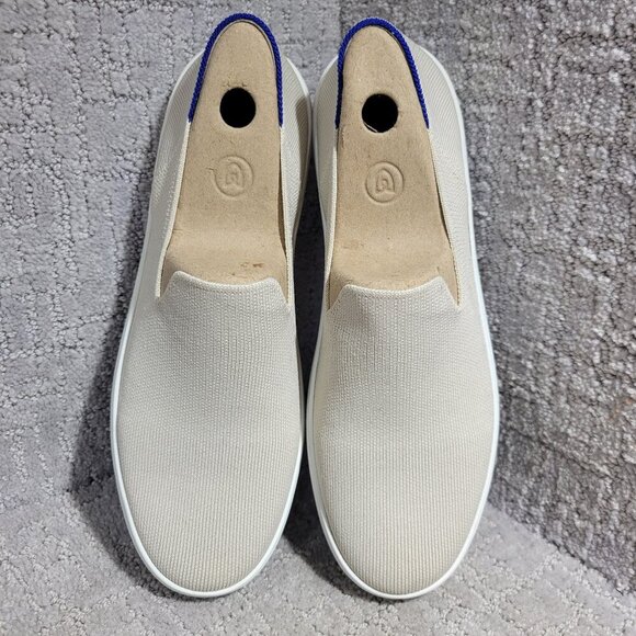 Rothy's The Sneaker Sand Ivory Textile Slip On Shoes Women's